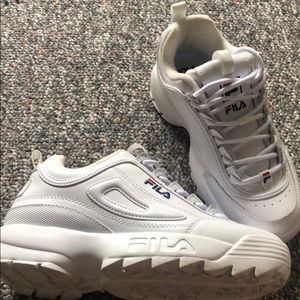 Fila All White shoes